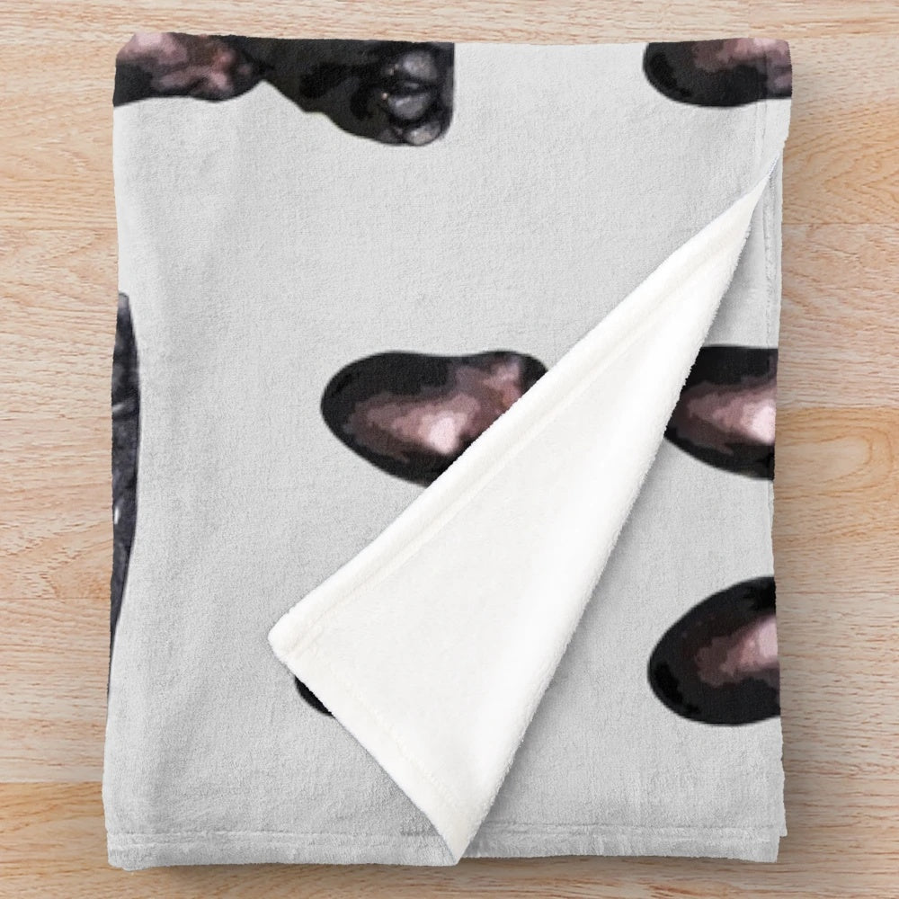 Soft and cuddly French Bulldog puppy plush blanket