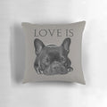 Soft, plush pillow featuring a cute French bulldog design