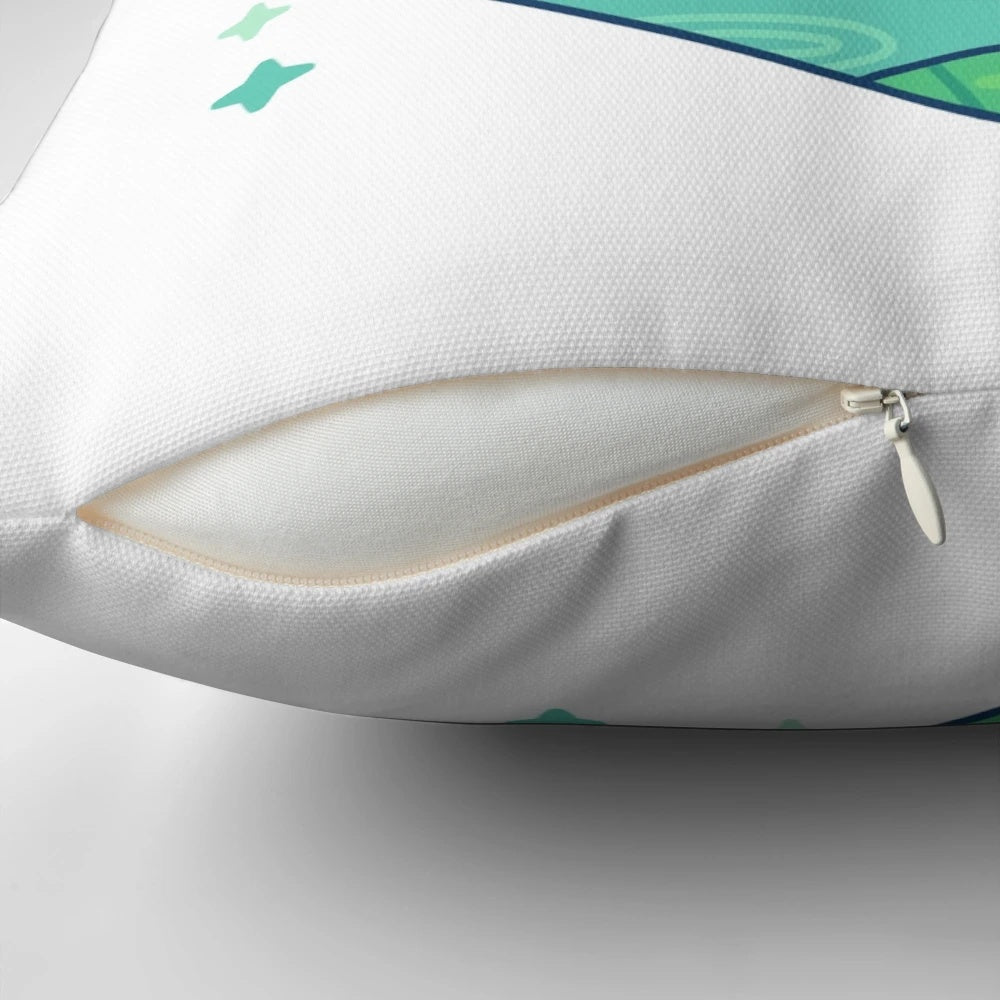 Soft and cuddly frog-themed plush pillow for a cozy, anime-inspired bedroom aesthetic