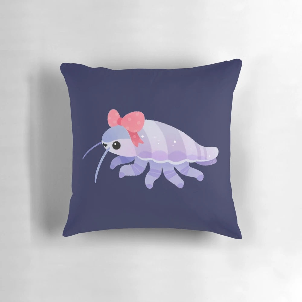 Cute and cuddly giant isopod plush pillow with realistic design
