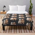 Golden Retriever Puppy Plush Blanket
