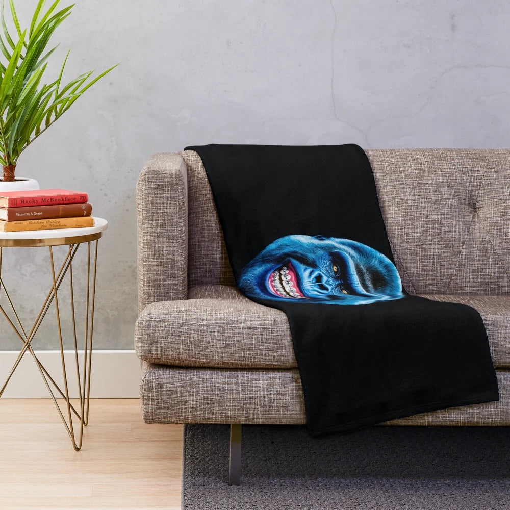 Golira plush blanket with cute and funny design