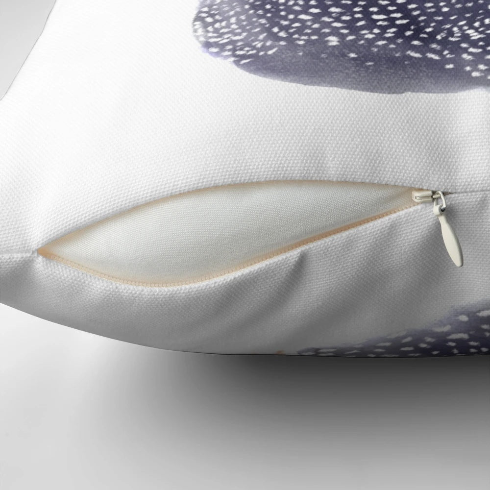A Pillow featuring a Charming Painting of Three Guinea Fowl Birds