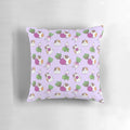Plush guinea pig pattern throw pillow with cute vegetable designs