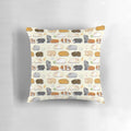 Soft, plush pillow featuring a colorful guinea pig pattern