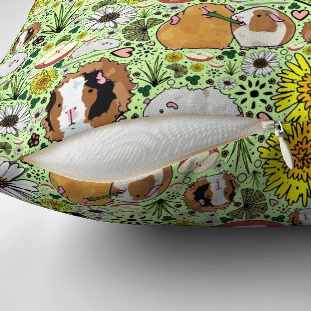 Soft, plush guinea pigs pillow for cuddling