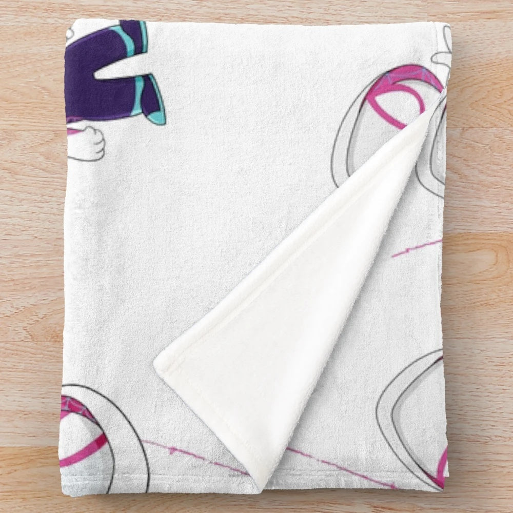 Gwen spider ghost cartoon plush baby blanket