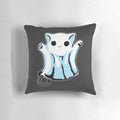 Cute Boo Ghost Cat Halloween Pillow