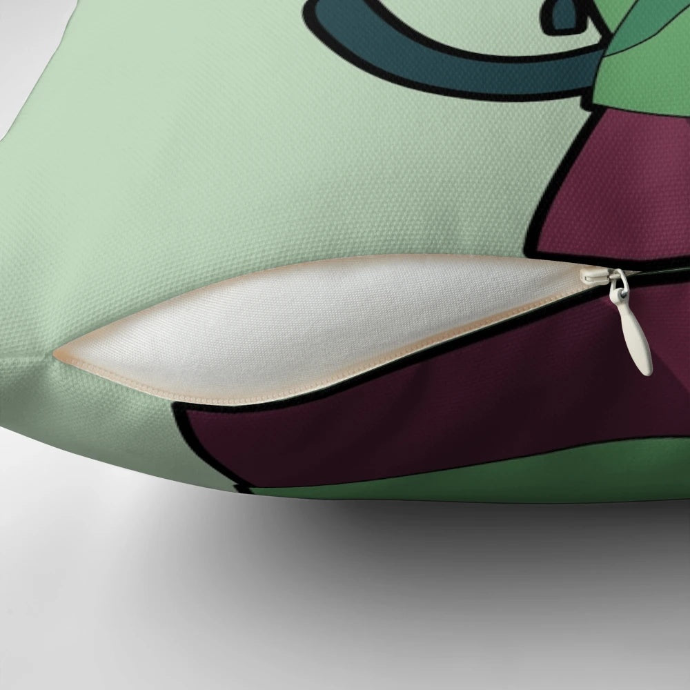 Soft and cuddly Happy Cat Maomao pillow, perfect for decorating your home or as a gift for cat lovers.