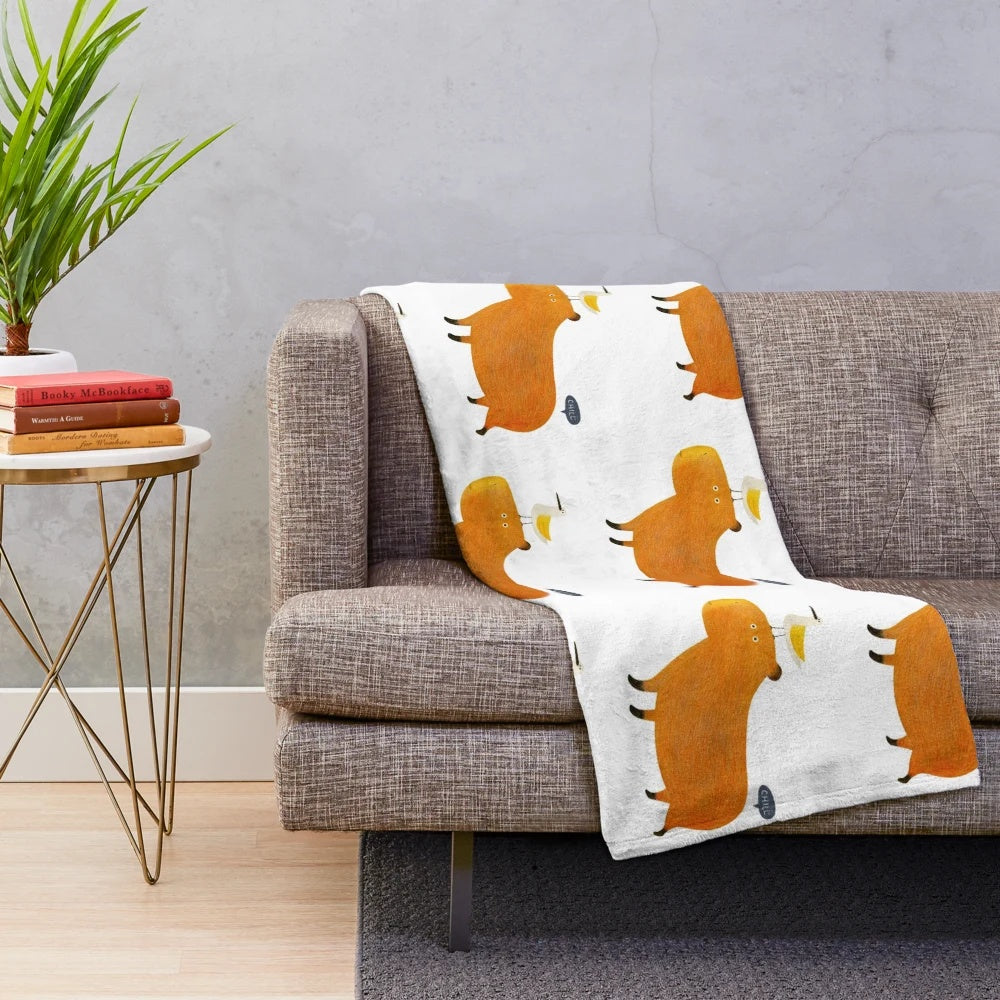 Hapybara Capybara Plush Blanket - Cute and Cuddly Home Accessory
