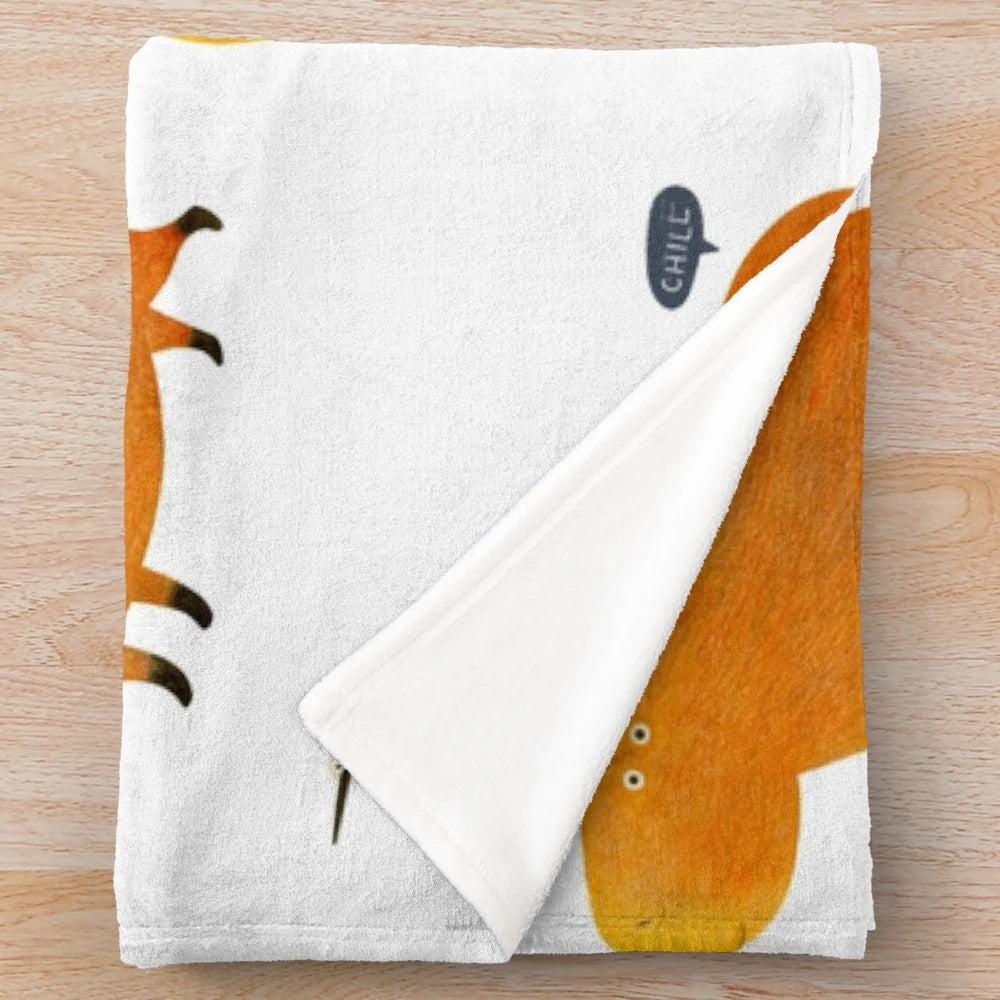 Hapybara Capybara Plush Blanket - Cute and Cuddly Home Accessory