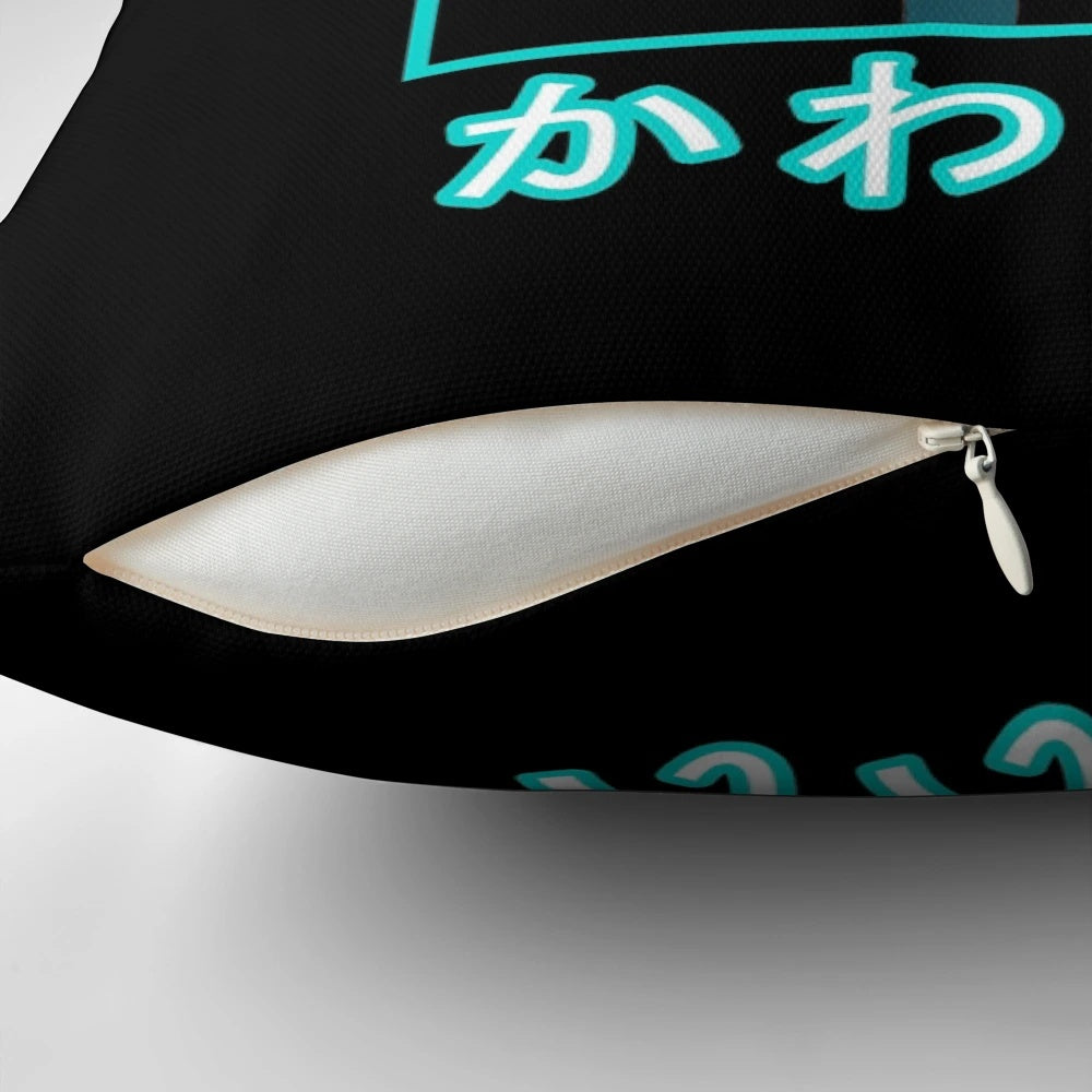 Hatsune Miku anime girl plush pillow, a soft and cuddly decorative anime throw pillow