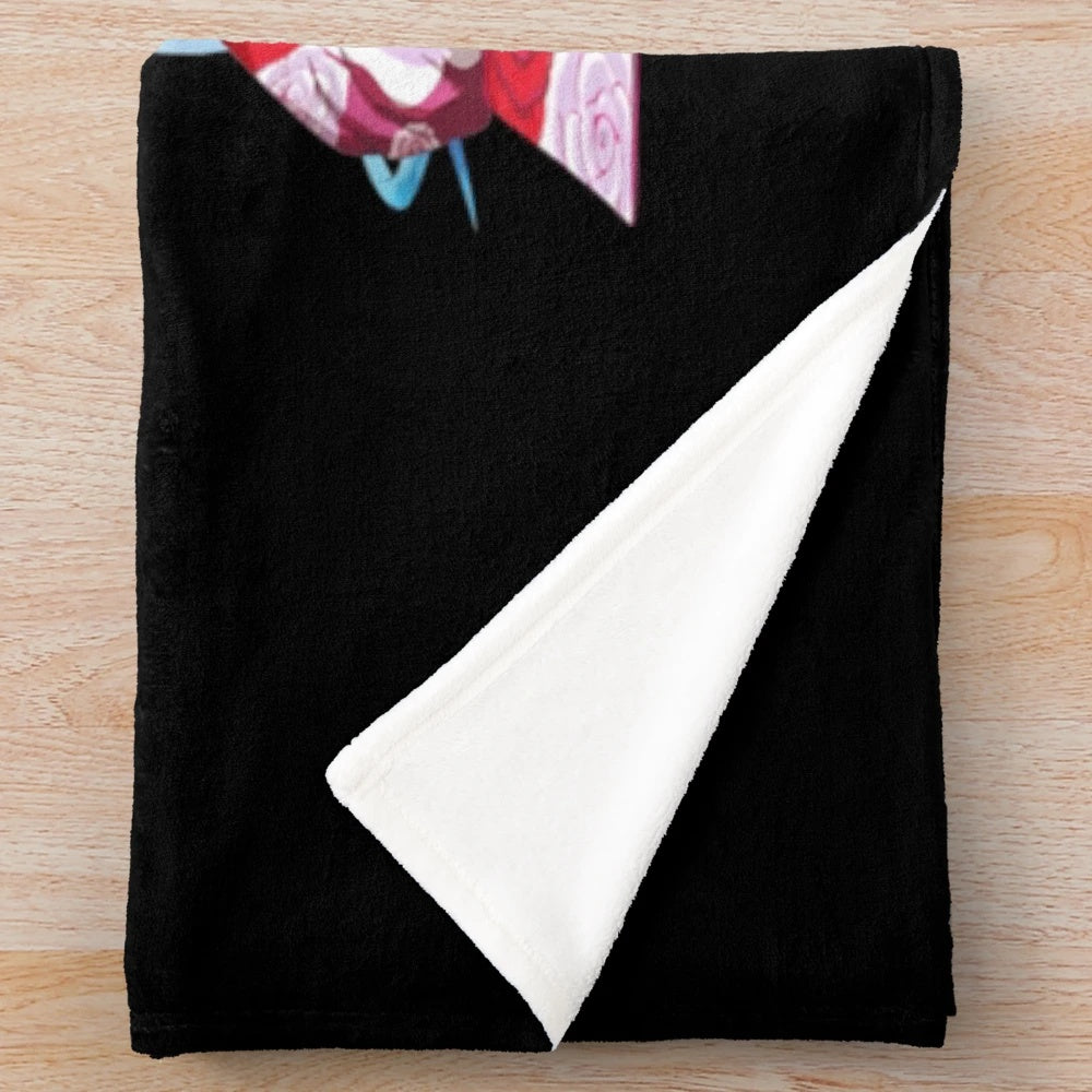 Hatsune Miku inspired plush blanket