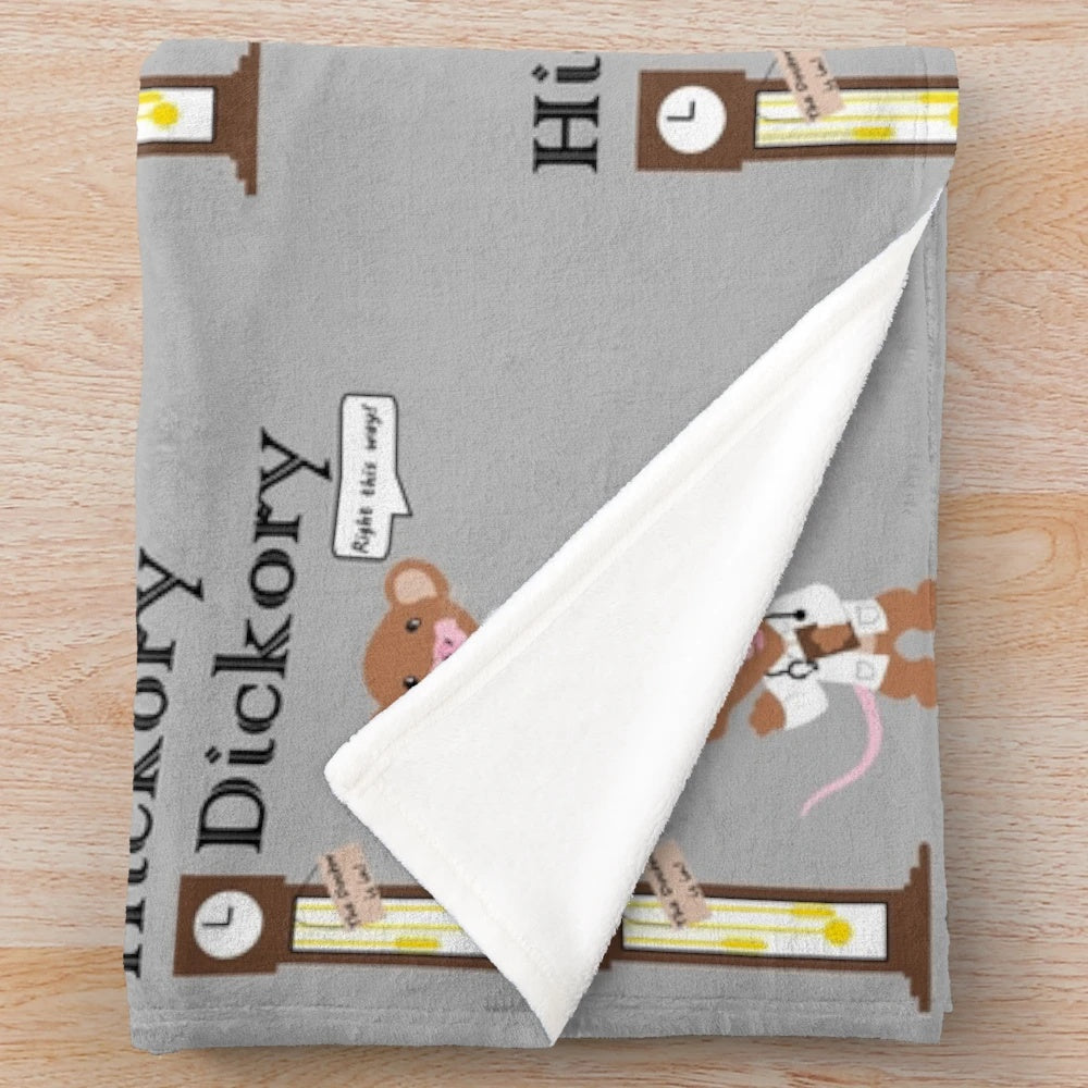 Hickory Dickory Doc Mouse Plush Blanket