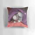 Soft and cuddly plush pillow featuring hidden rats design