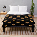 Soft and cuddly hot dog plush blanket