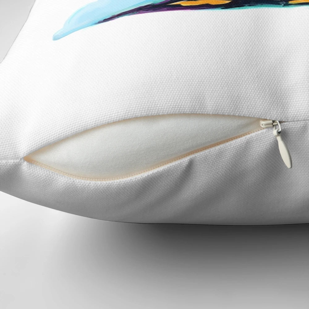 Cute and cuddly penguins hugging on a soft, plush pillow with the text 'I Like You a Lottle'