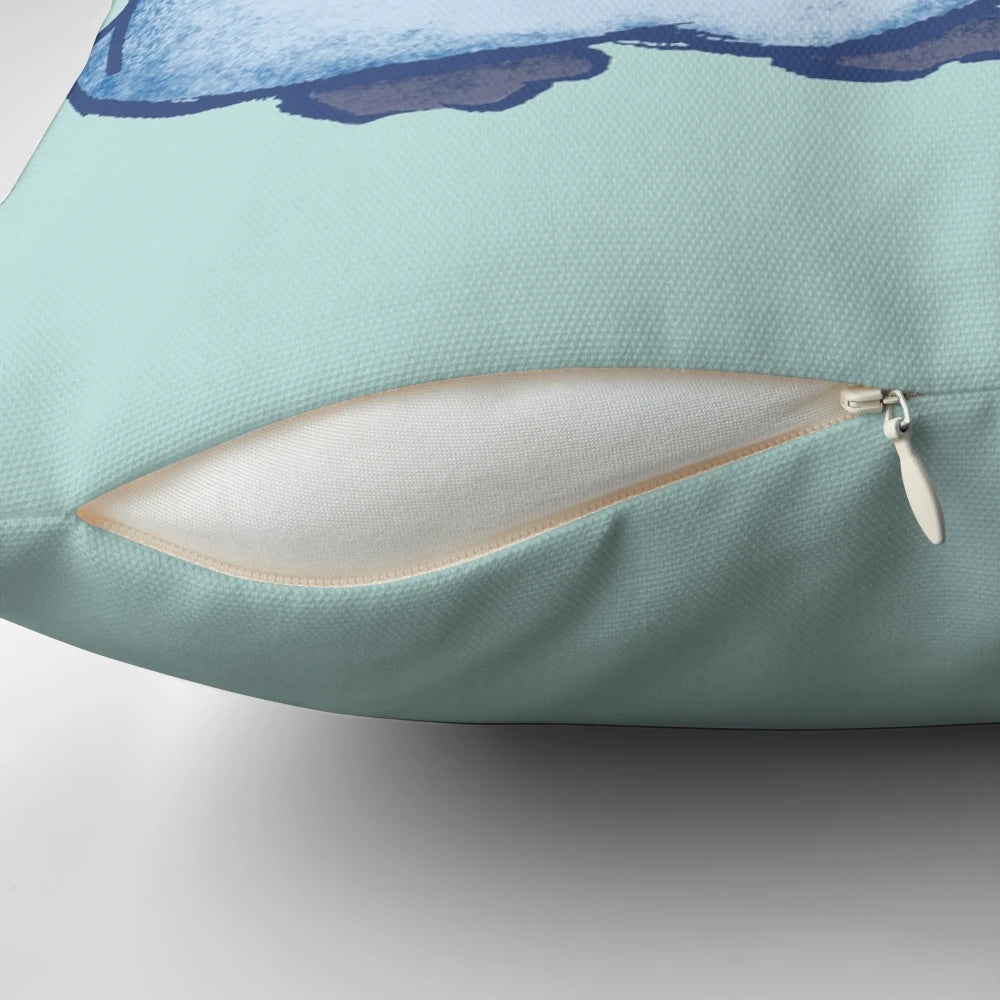 Soft, plush pillow featuring a pair of hugging animal characters in a cozy, cuddly design.