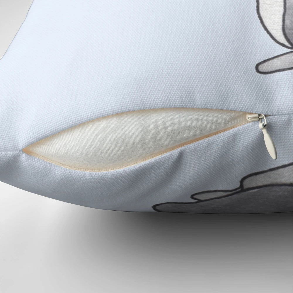 Soft, cuddly ice cream-themed penguin pillow