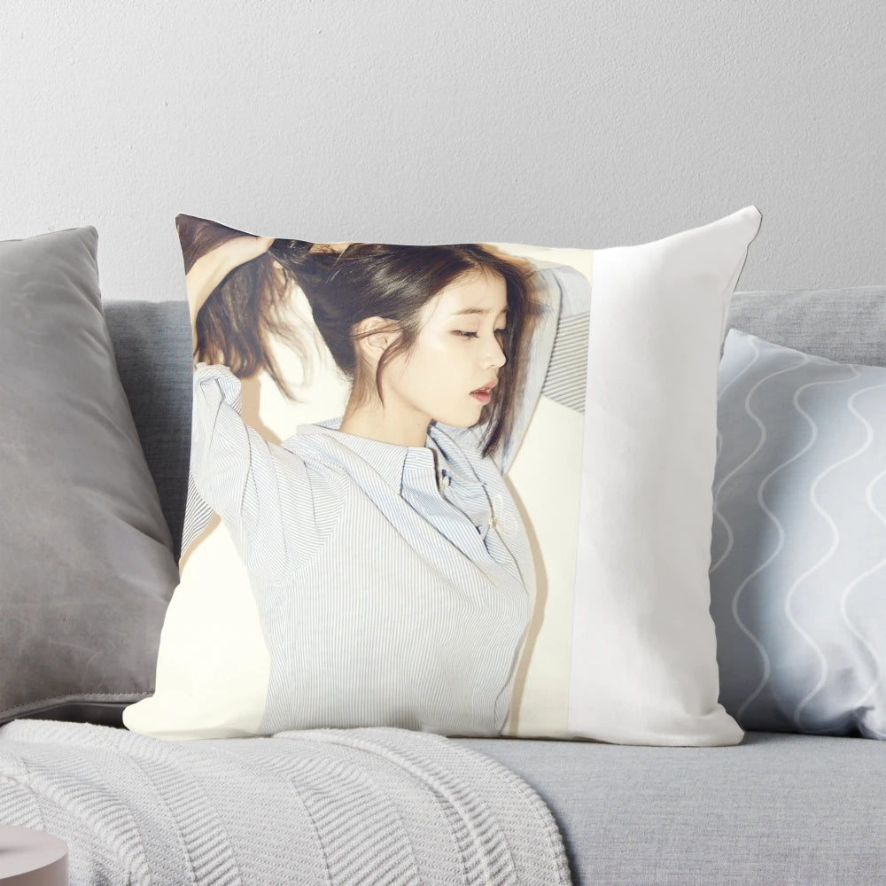IU Ponytail Pillow - Cozy up with the beloved Korean singer and songwriter