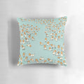 A playful and whimsical pillow featuring 20,000 jack russell terriers with bags on their heads.