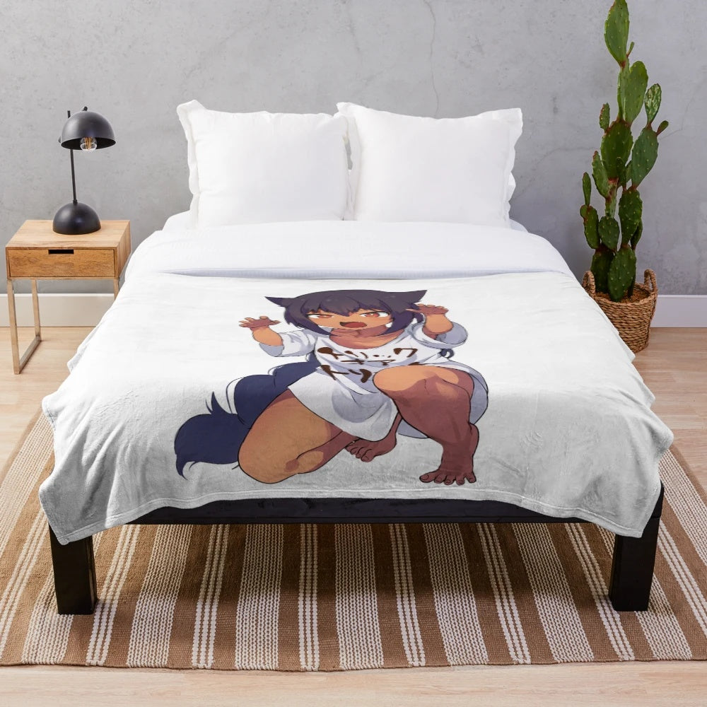 Soft and Cozy Jahy-sama Inspired Plush Blanket