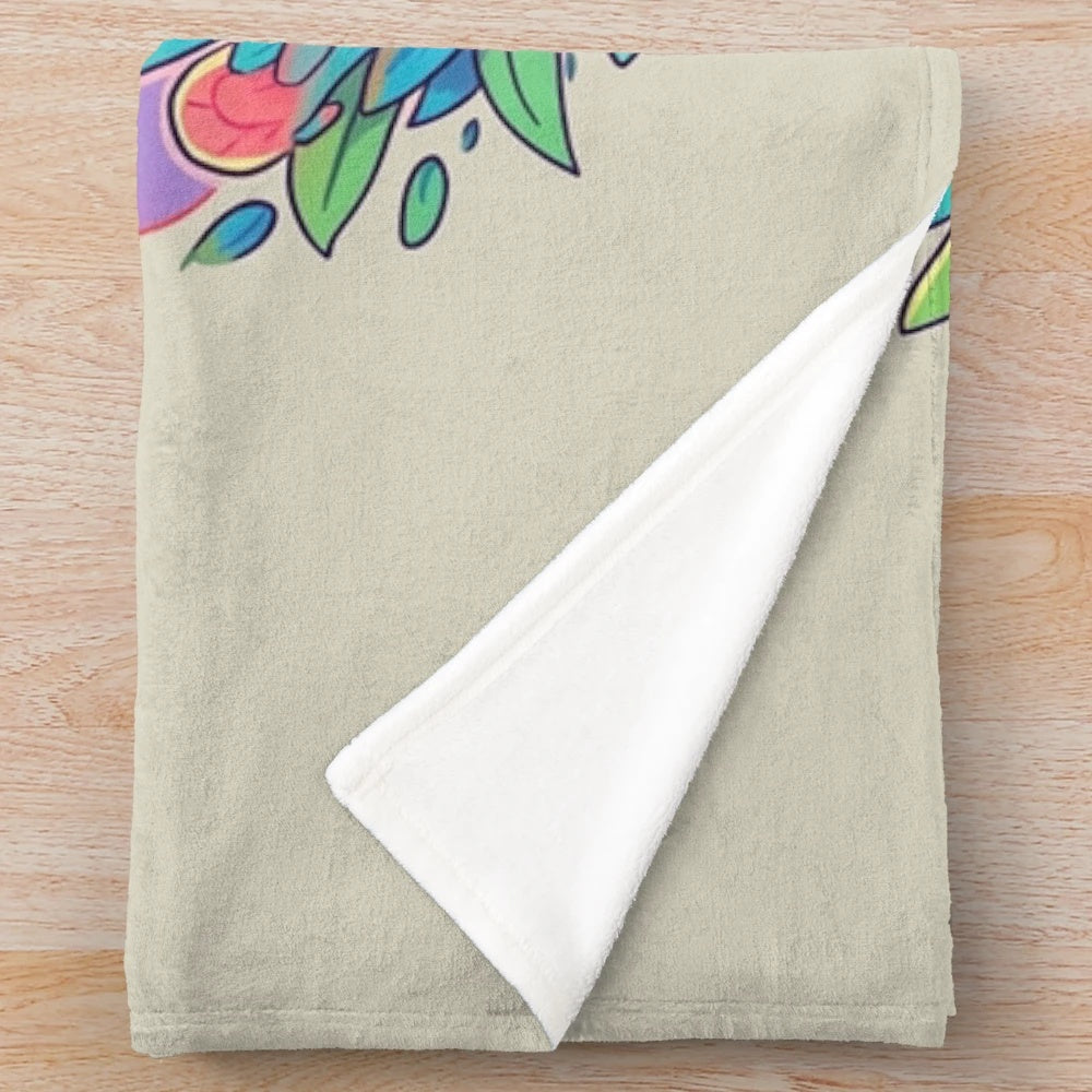 Charming kawaii griffin plush blanket