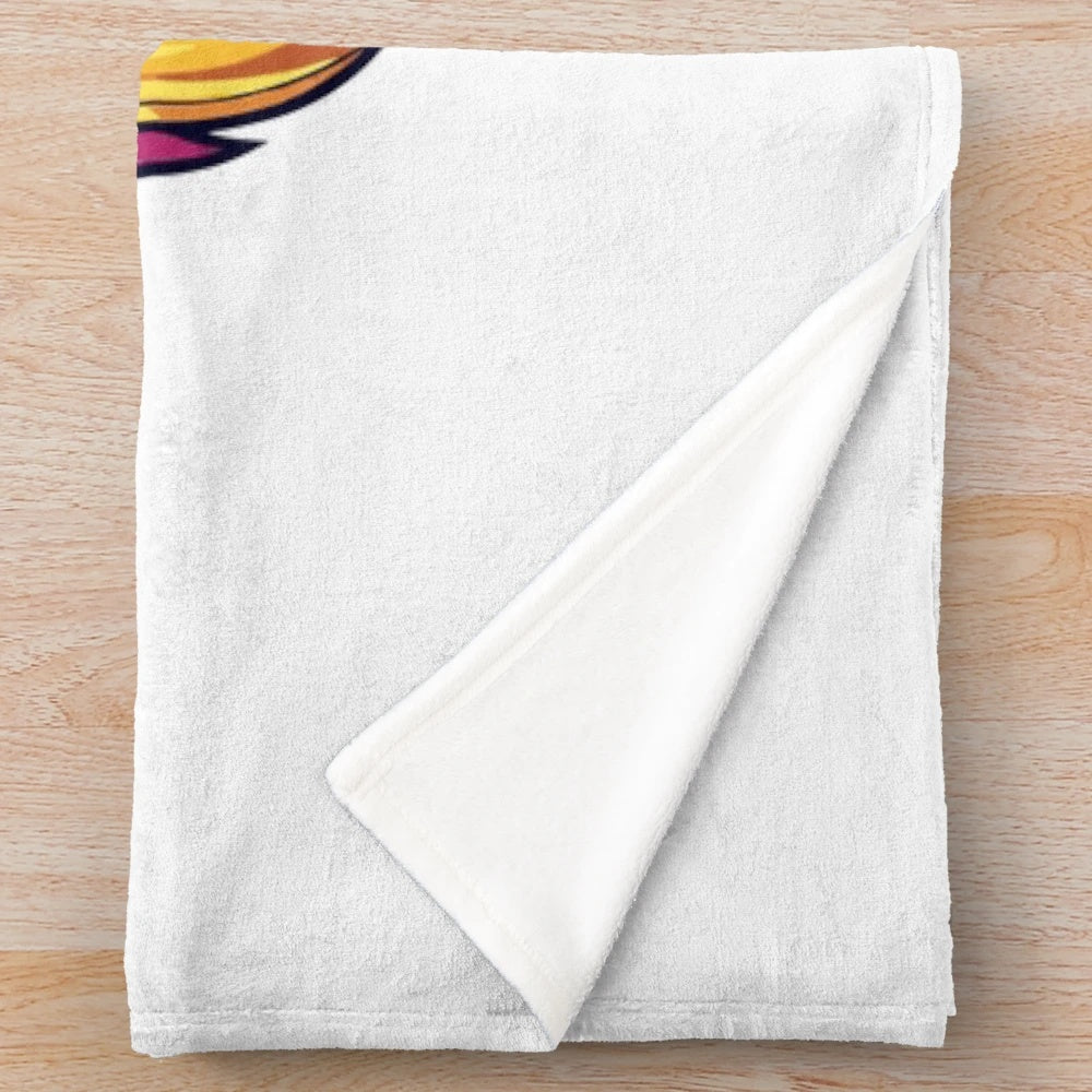 Soft and cozy kawaii unicorn plush blanket