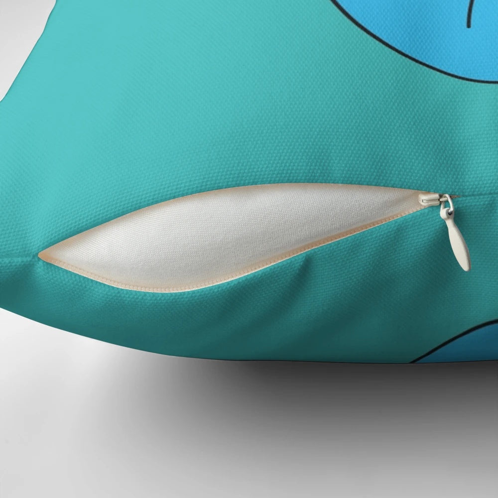"A soft, plush Kipo-inspired pig face pillow for cozy, post-apocalyptic decor"