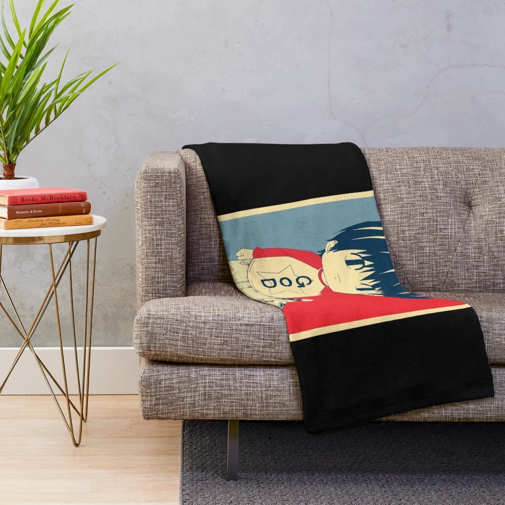 Cozy Kotaro Lives Alone Inspired Plush Blanket