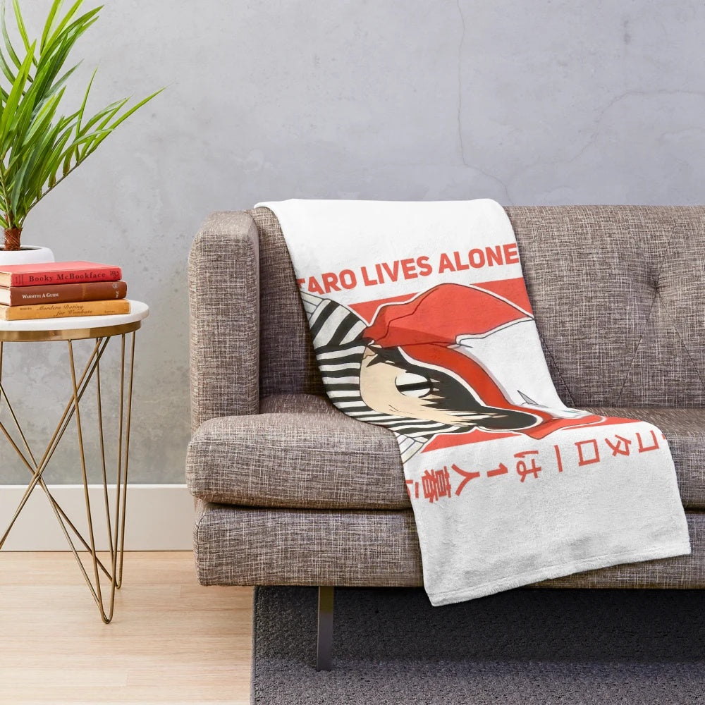 Kotaro Lives Alone Plush Blanket