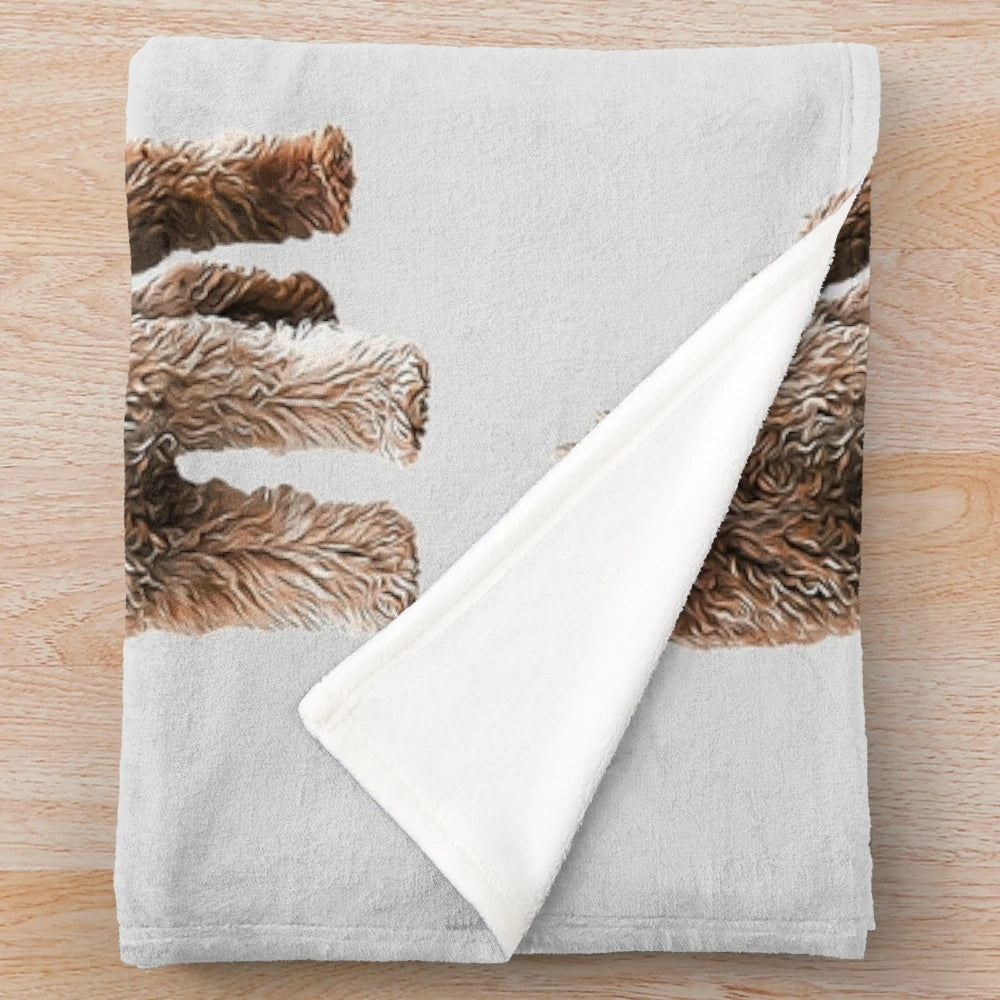 Lagotto Romagnolo Italian Water Dog Plush Blanket