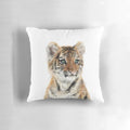 Soft, plush pillow featuring a cute tiger cub portrait