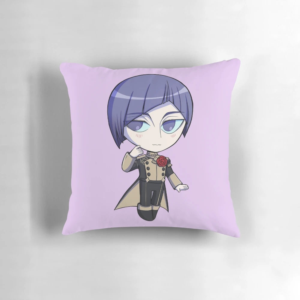 Cute chibi-style Lorenz Hellman Gloucester plush pillow from the Fire Emblem: Three Houses video game