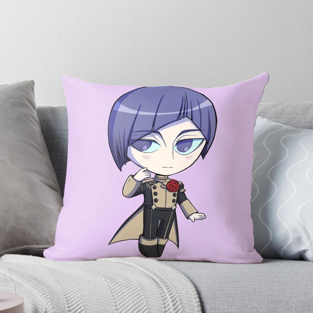 Cute chibi-style Lorenz Hellman Gloucester plush pillow from the Fire Emblem: Three Houses video game