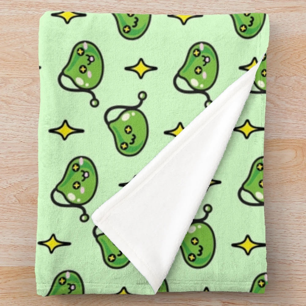 Cute Maplestory Slime Plush Blanket