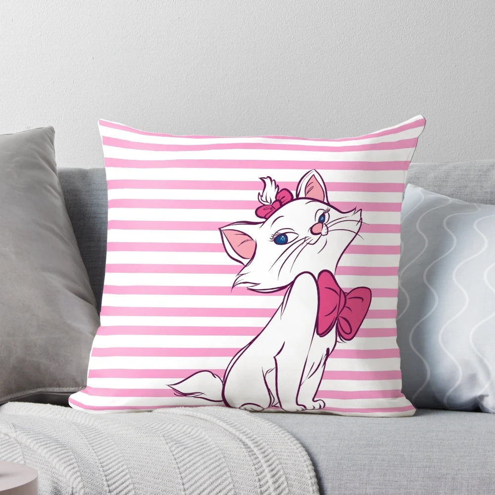 Soft and cozy Marie pink pillow from the Disney movie The Aristocats