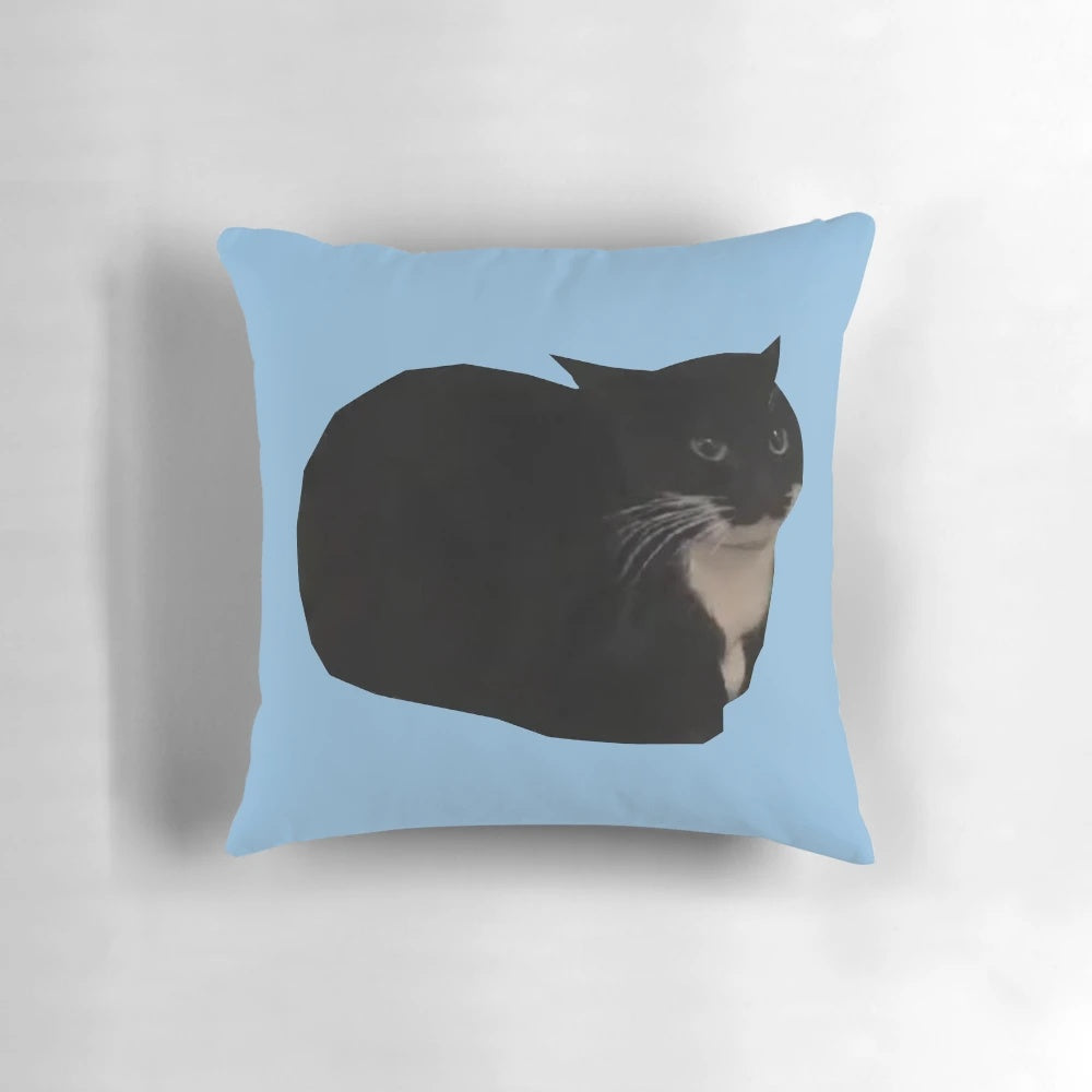 Plush Maxwell the Cat themed pillow, a fun gift for cat lovers