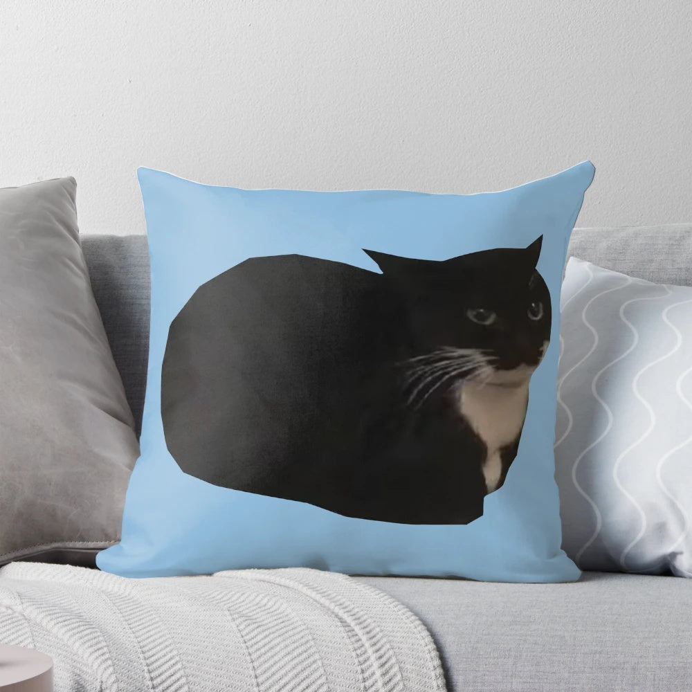 Plush Maxwell the Cat themed pillow, a fun gift for cat lovers