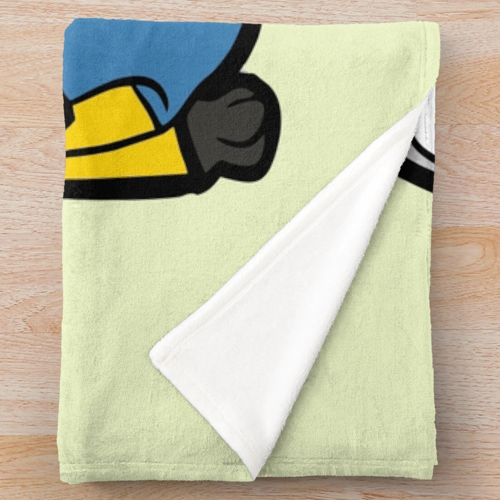 Minion-themed plush blanket featuring the lovable characters