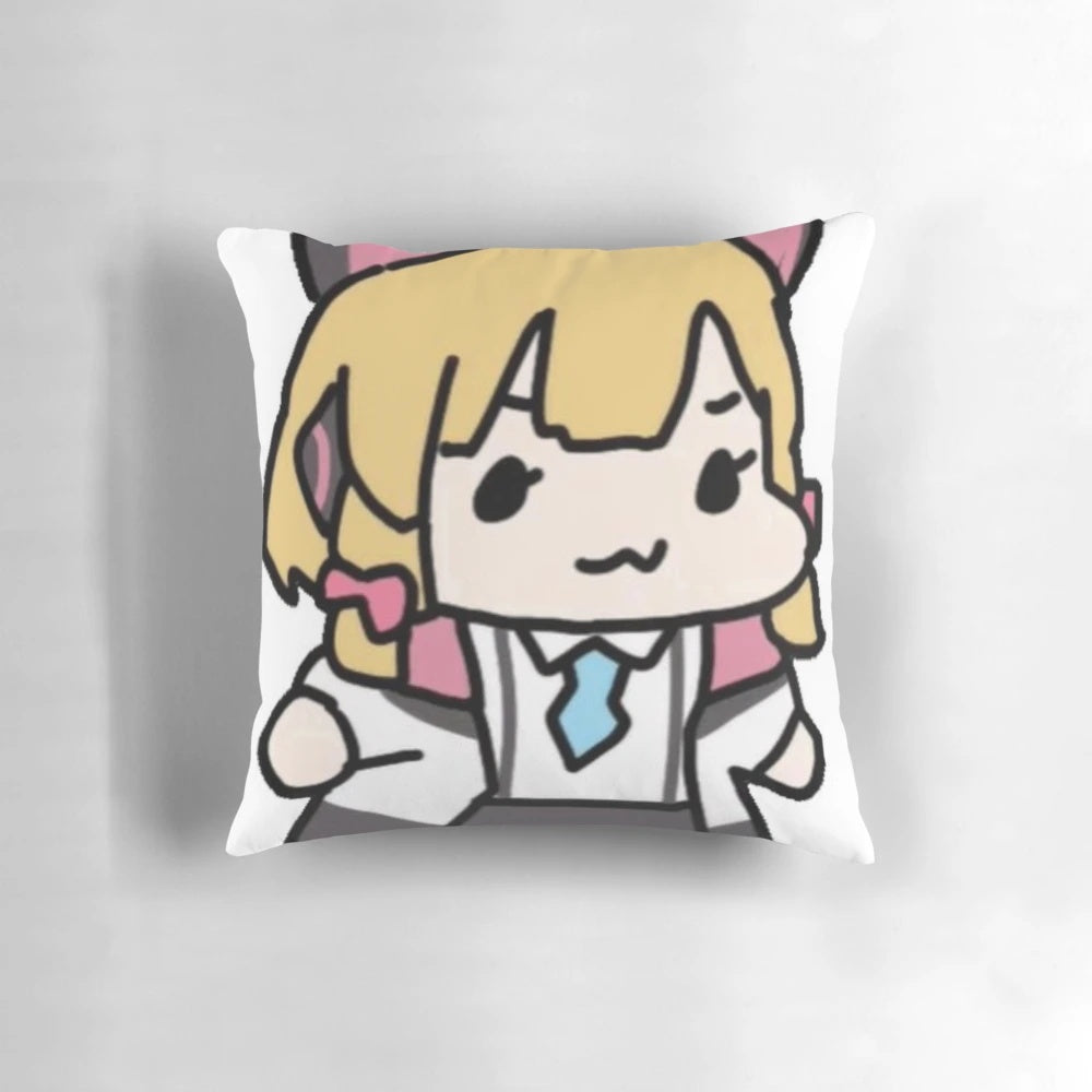 Soft and cuddly Momoi Blue Archive meme pillow with adorable anime girl design