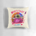 Cute and cuddly monster girl pillow from the Nanalan: Who's That Wonderful Girl kids' TV show