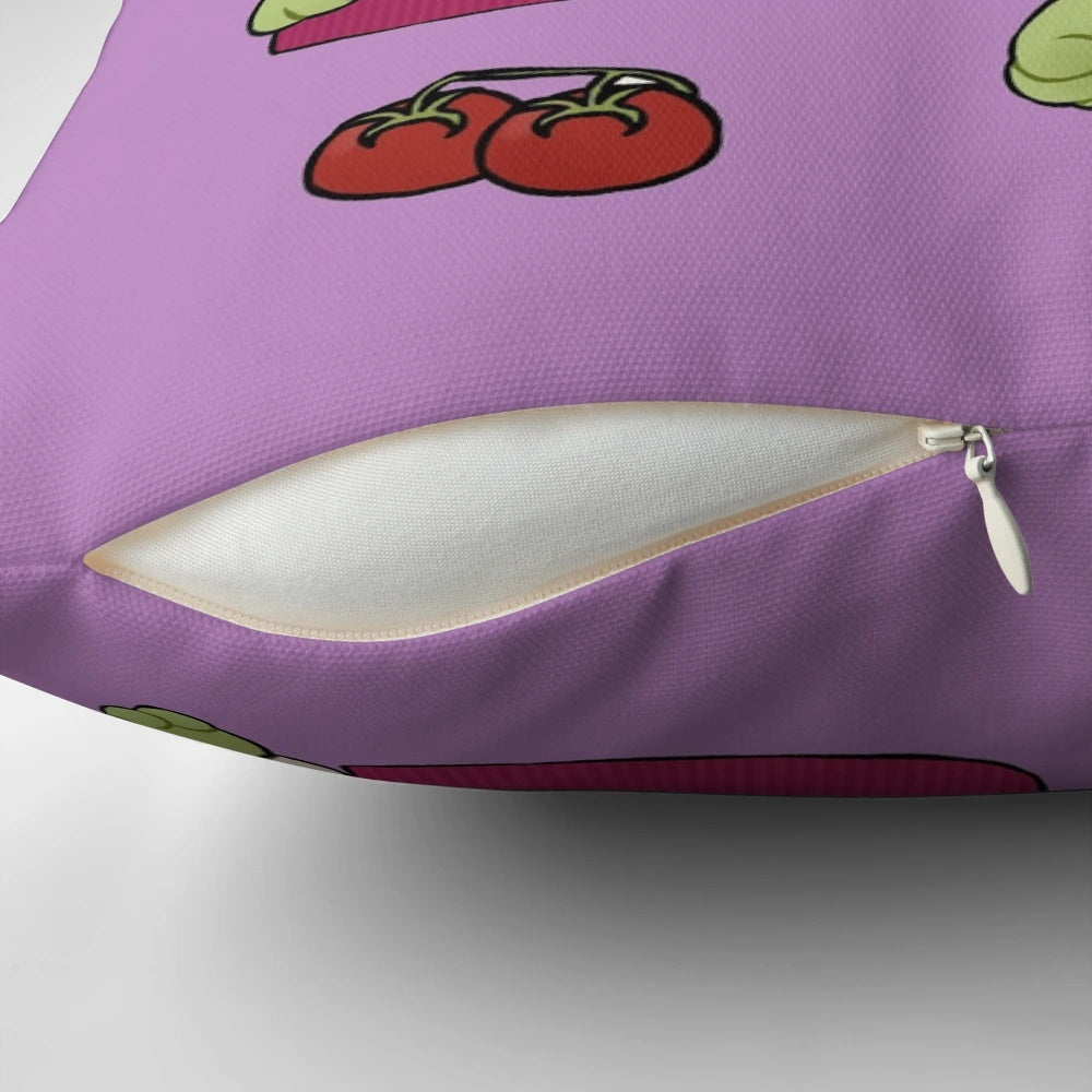Soft and cuddly Nanalan pillow with cute meme design