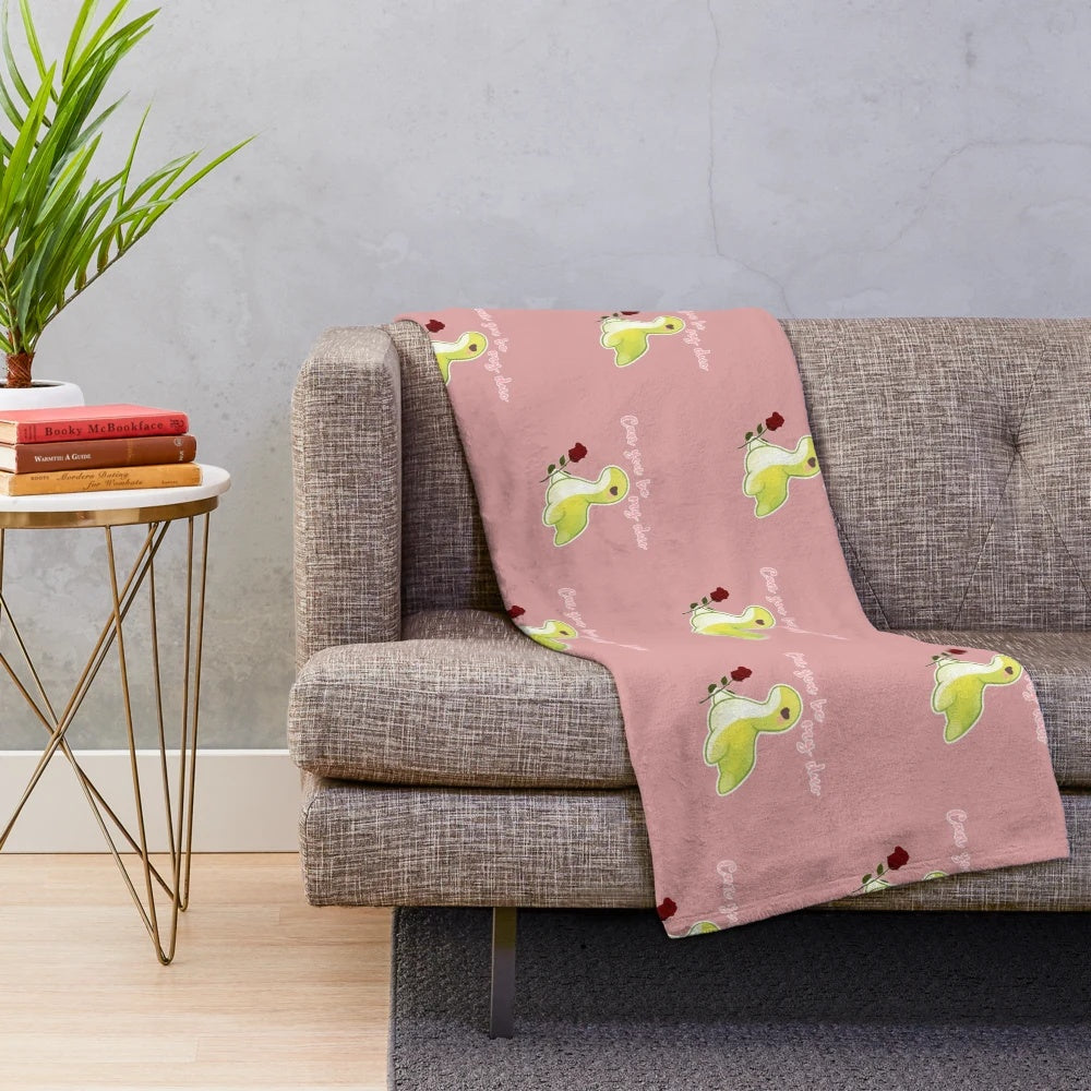 Cute Nessie plush blanket for Apex Legends fans