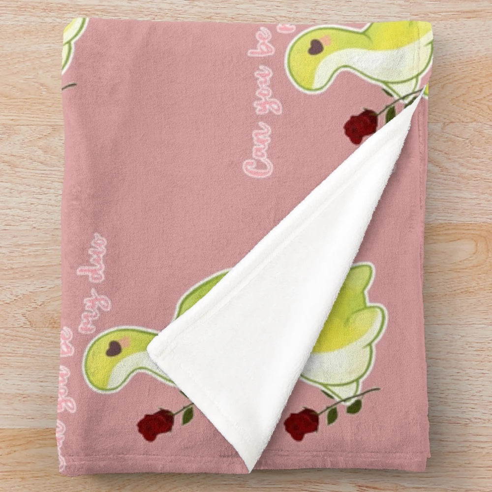 Cute Nessie plush blanket for Apex Legends fans