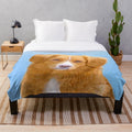 Nova Scotia Duck Tolling Retriever dog painting on plush blanket
