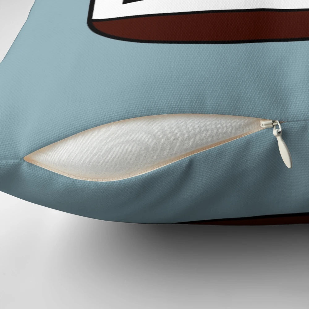 Soft and cuddly Nutella jar-shaped pillow, perfect for snuggling and displaying