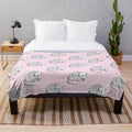 Soft and cuddly opossum plush blanket for nursery or bedroom