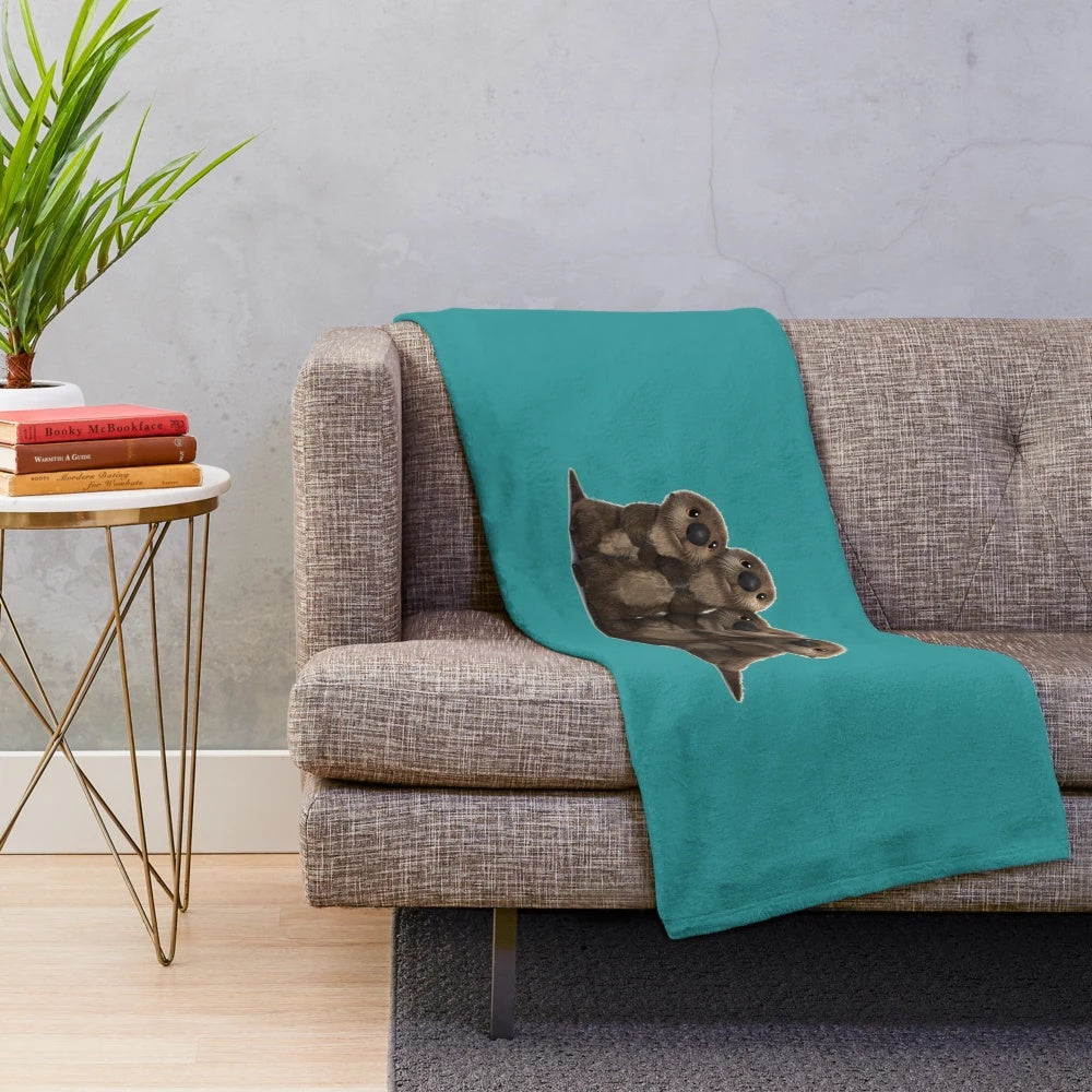 Otters from Finding Dory Plush Blanket