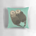 Otters Holding Hands Pillow, Soft and Cuddly Otter Plush